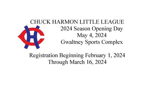 Chuck Harmon Opening Day 2024